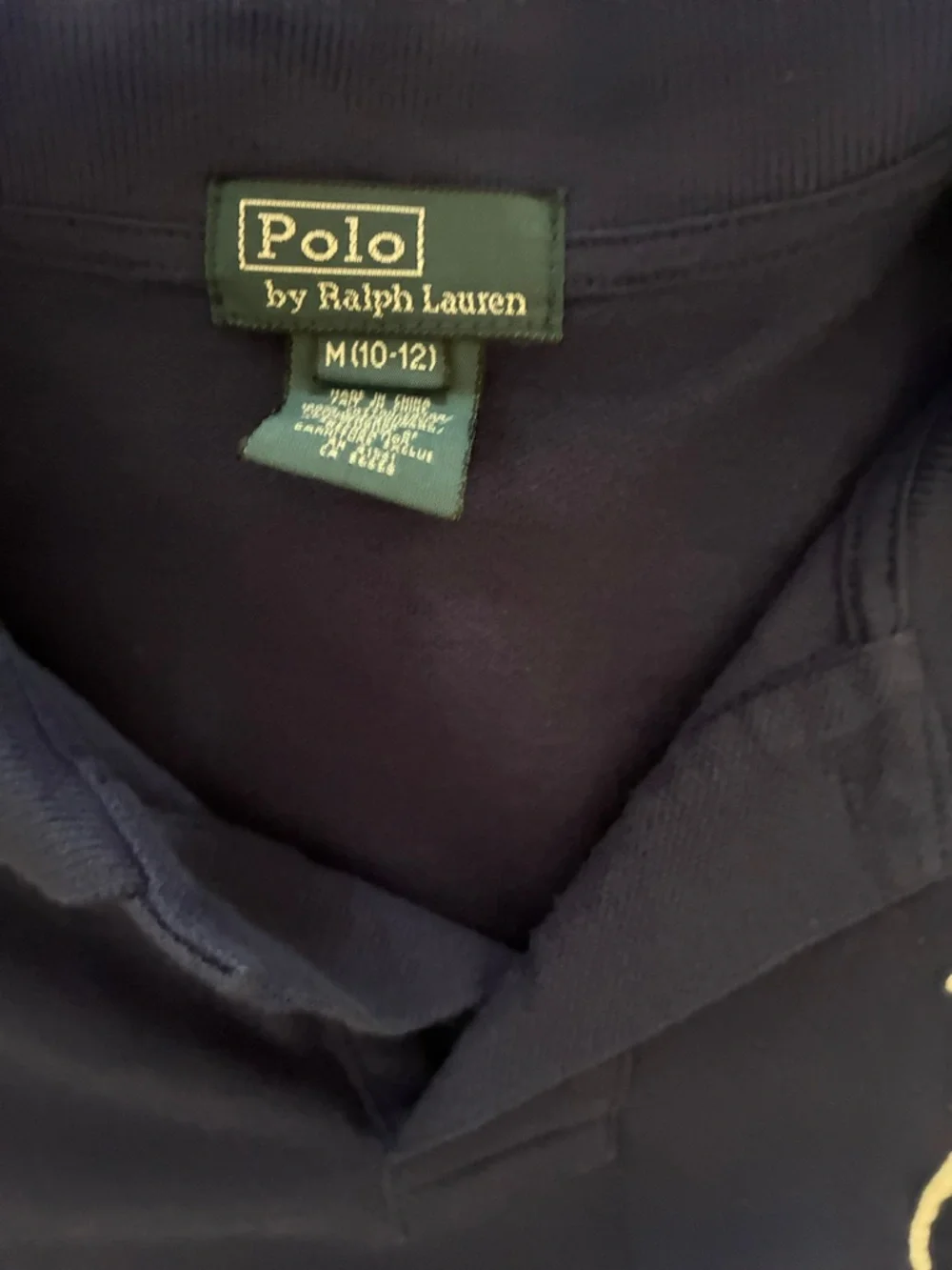 Ralph Lauren Navy Polo with Embroidered Logo